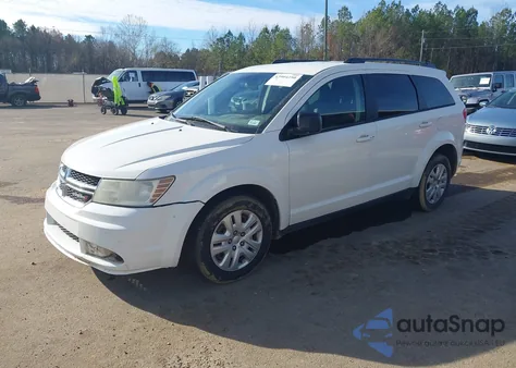 2017 Dodge Journey Se из США, поврежденный, VIN 3C4PDCAB5HT676611
